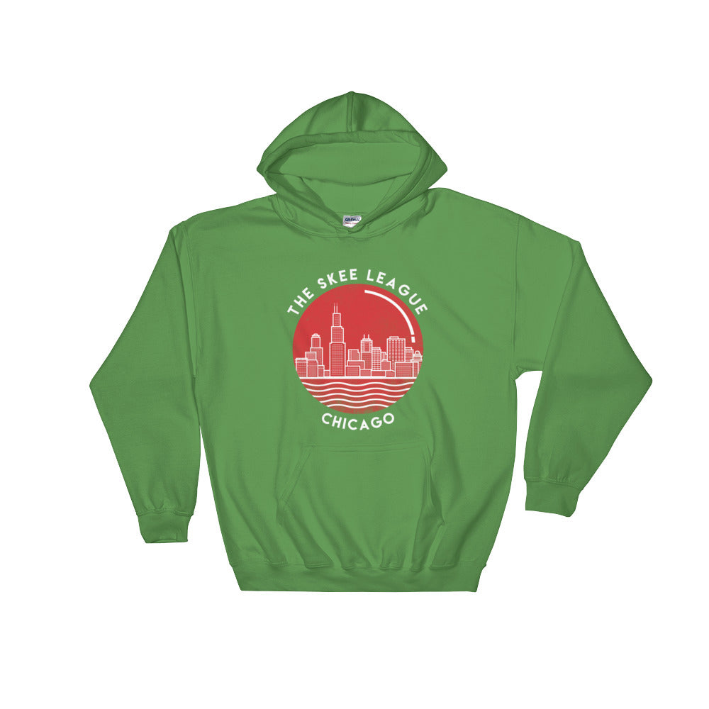 Chicago Skyline Hooded Sweatshirt