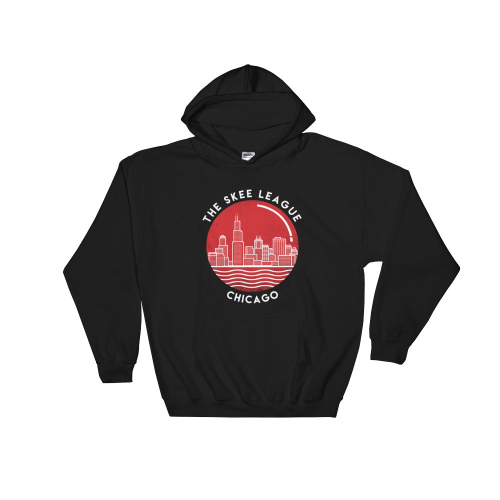 Chicago Skyline Hooded Sweatshirt