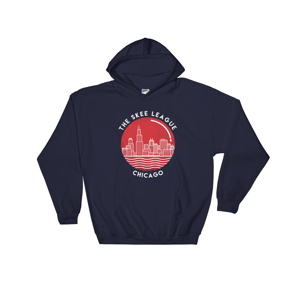 Chicago Skyline Hooded Sweatshirt