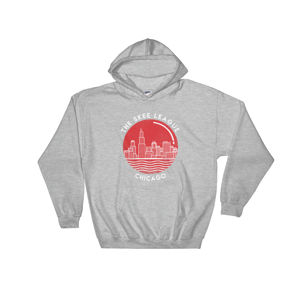 Chicago Skyline Hooded Sweatshirt