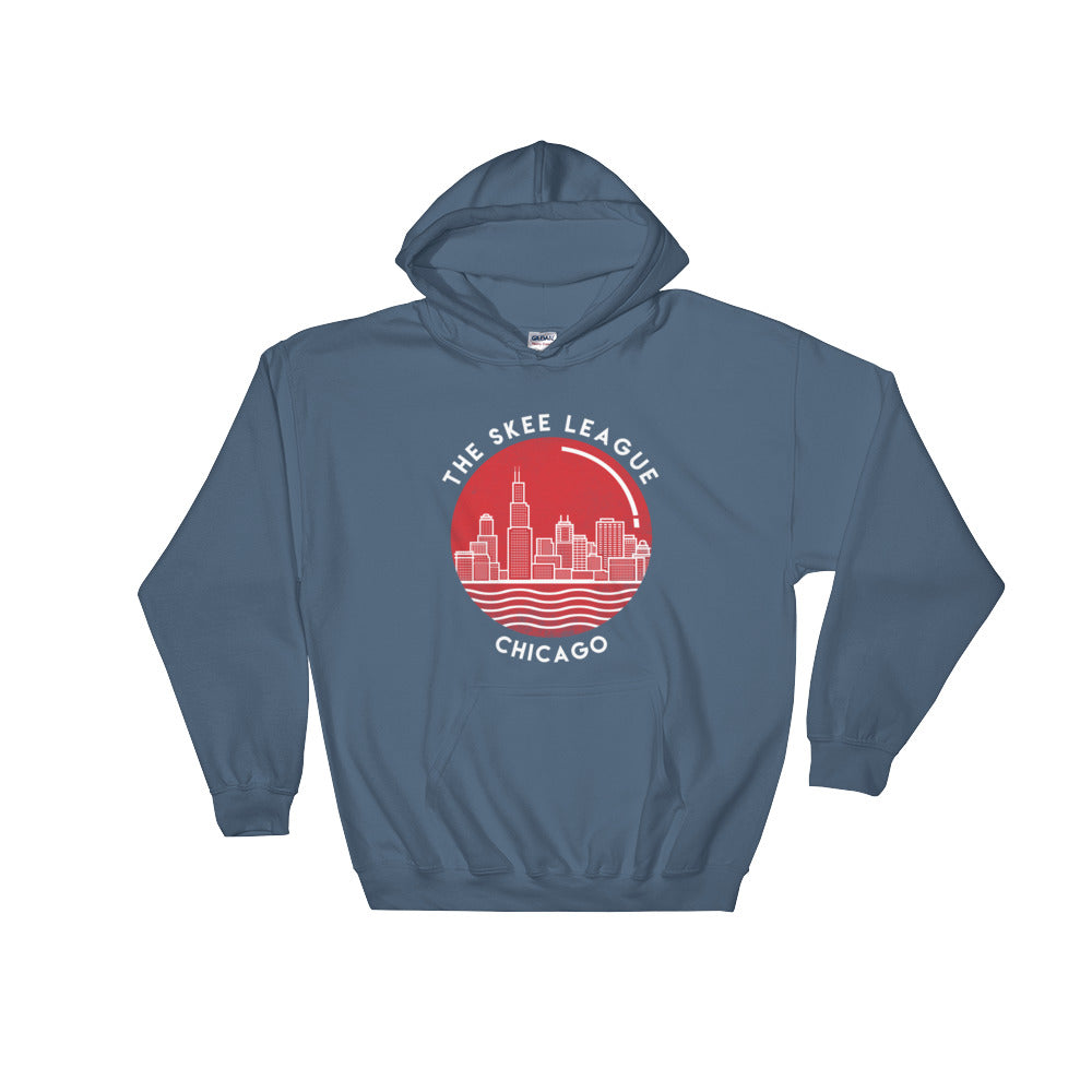 Chicago Skyline Hooded Sweatshirt